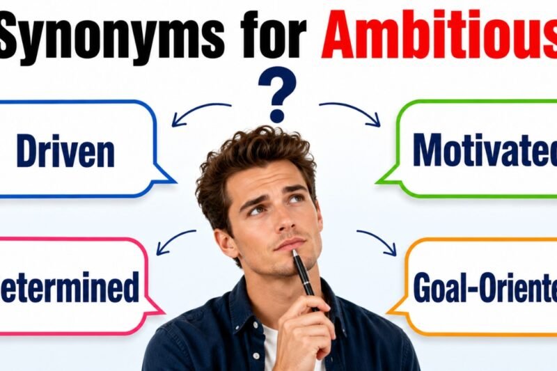 34+ Synonyms for Ambitious: Meanings, Context & Clear Examples
