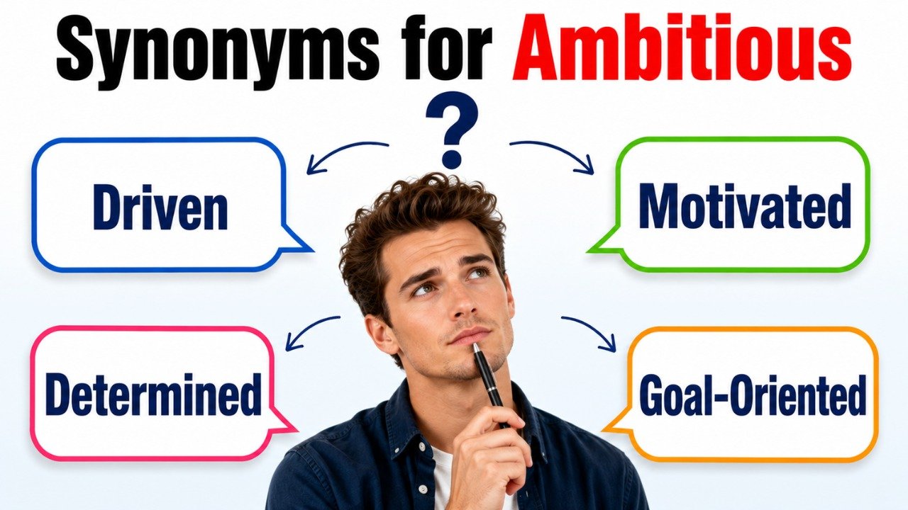 synonyms for ambitious