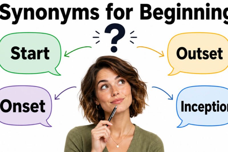 30+ Synonyms for Beginning: Meanings, Uses & Word Choices
