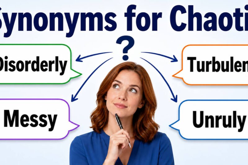 35+ Synonyms for Chaotic: Meanings, Context & Clear Examples