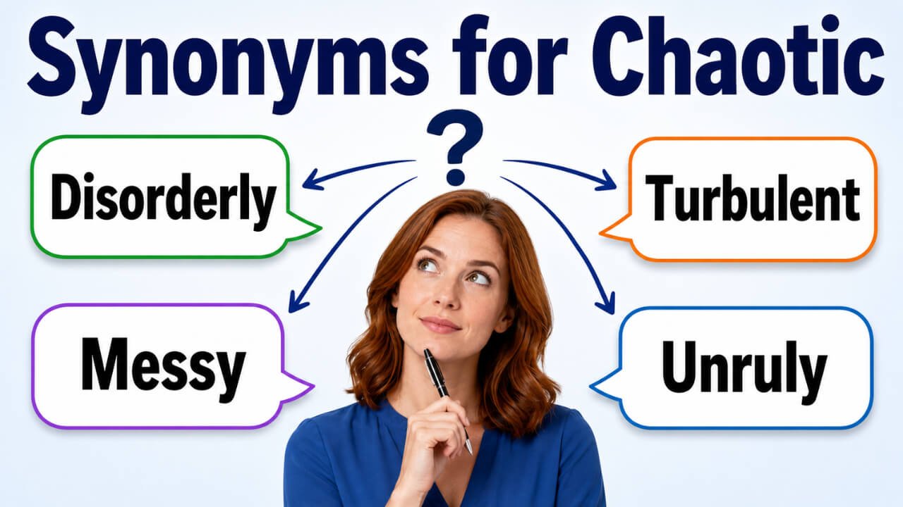 synonyms for chaotic