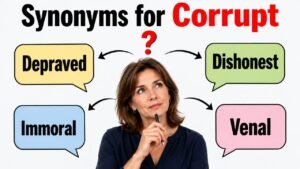 synonyms for corrupt