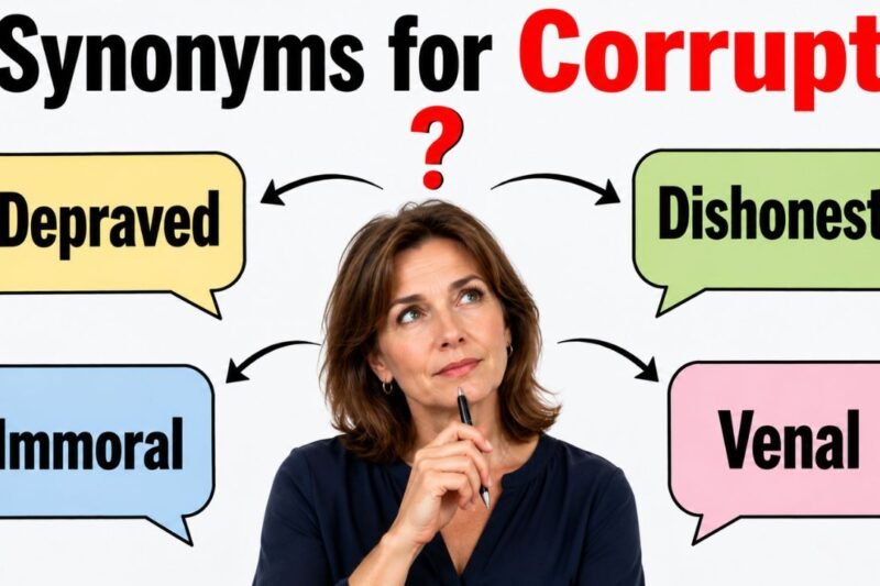 44+ Synonyms for Corrupt: Meanings, Uses & Word Choices
