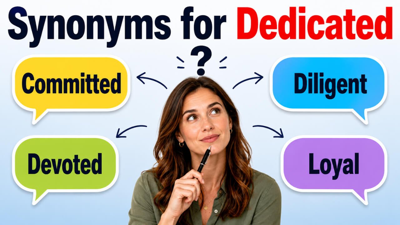 synonyms for dedicated