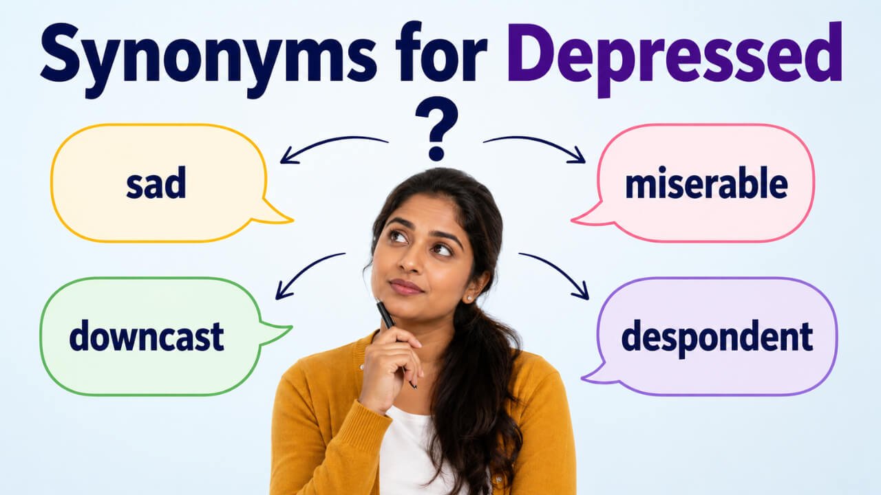 synonyms for depressed