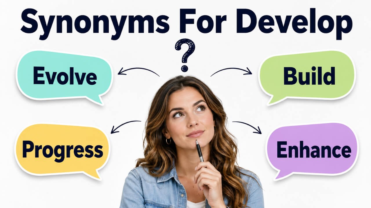 synonyms for develop