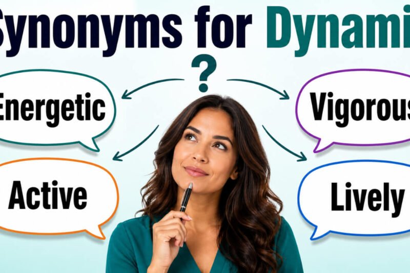 36+ Synonyms for Dynamic: Meaning, Examples & Best Uses