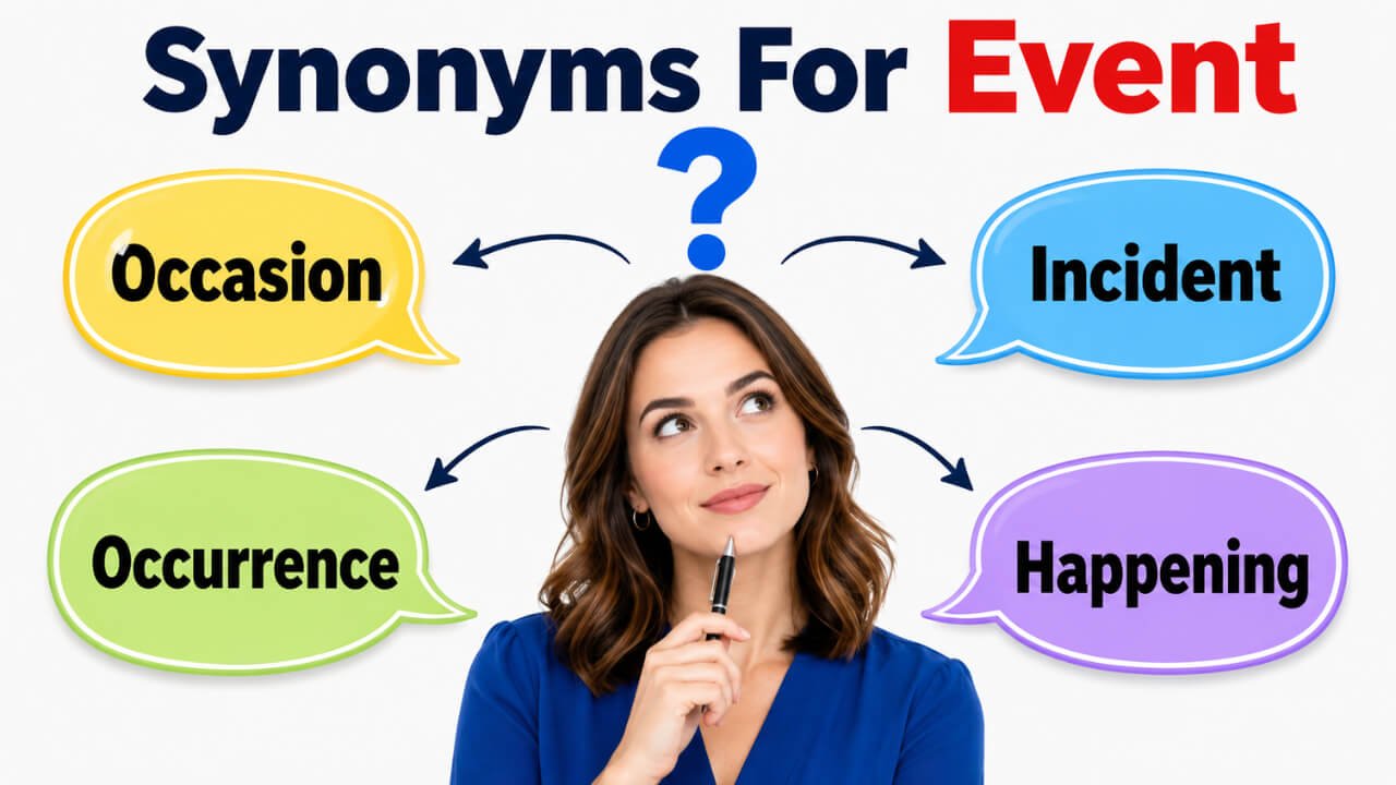 synonyms for event