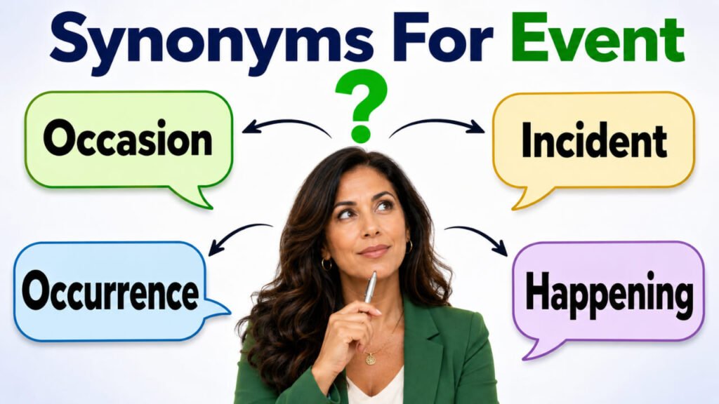 synonyms for event