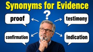 synonyms for evidence