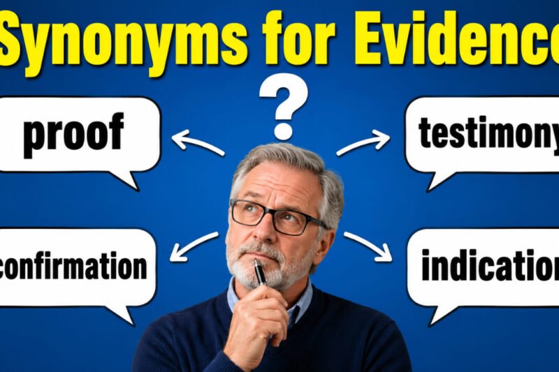 30+ Synonyms for Evidence: Meanings, Context, and Examples