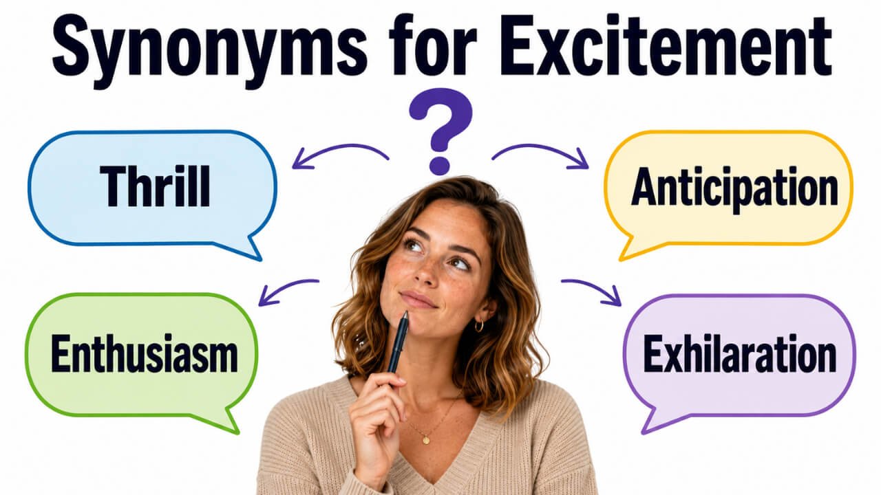 synonyms for excitement