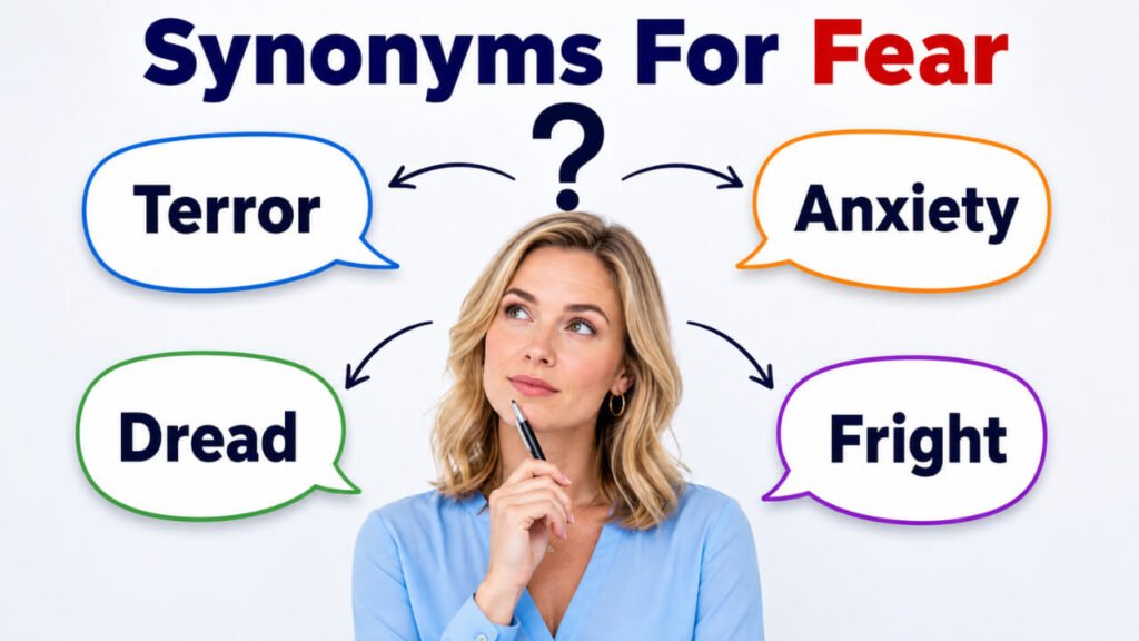 synonyms for fear