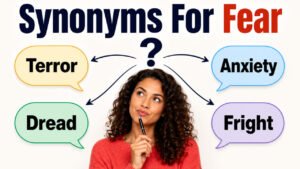 synonyms for fear