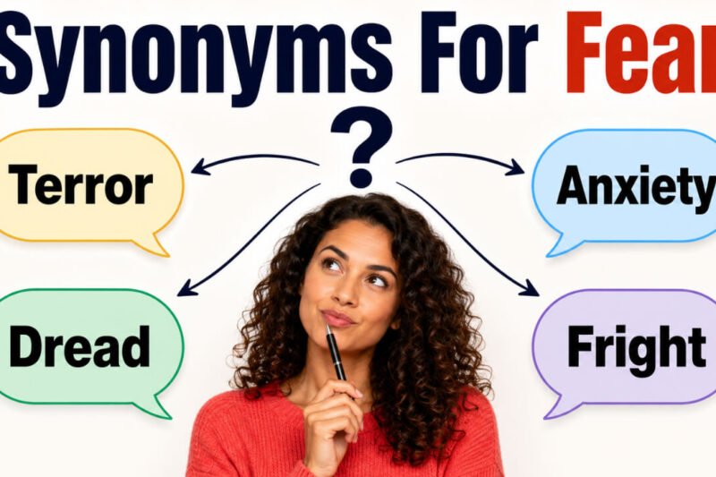47+ Synonyms For Fear: Meanings, Uses, and Word Choices