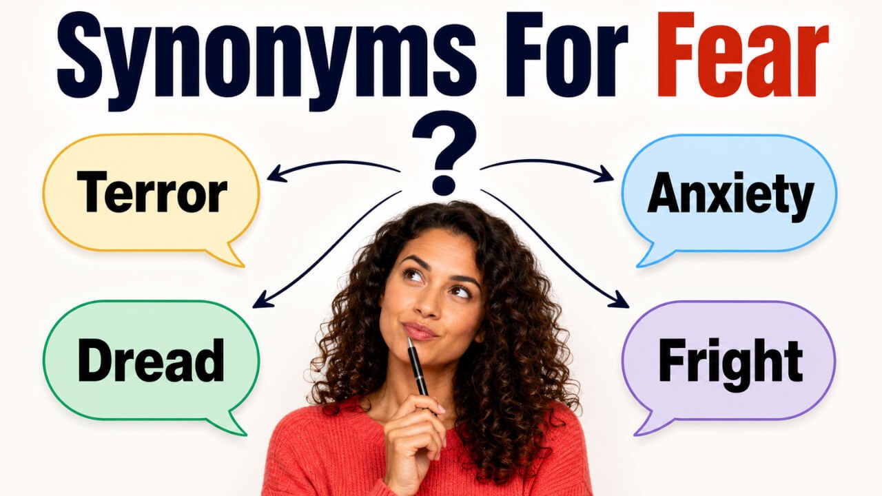 synonyms for fear