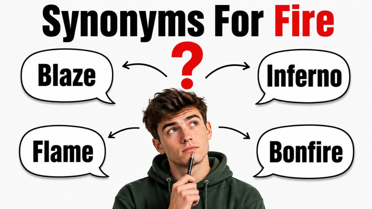 synonyms for fire