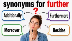 synonyms for further