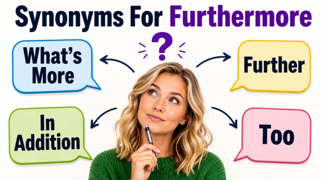 Synonyms for Furthermore