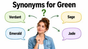 synonyms for green