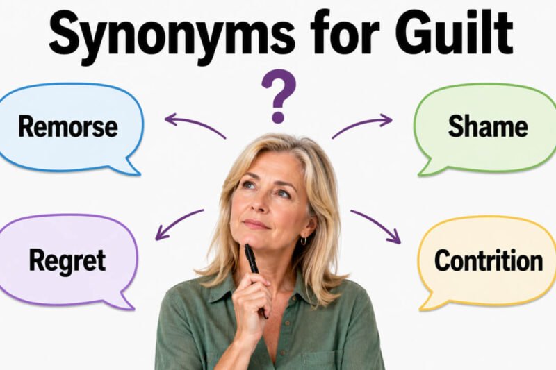 36+ Synonyms for Guilt: Meaning, Examples & Best Uses