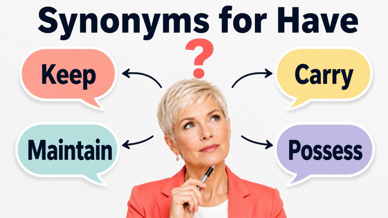 synonyms for have
