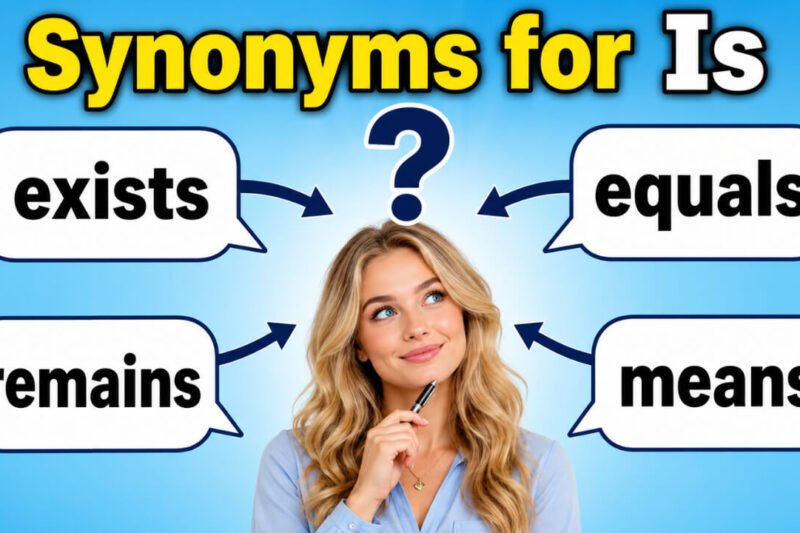 36+ Synonyms for Is: Meanings, Context & Clear Examples