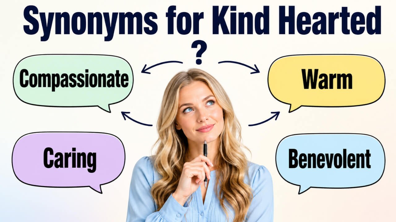 synonyms for kind hearted