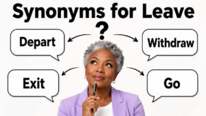 synonyms for leave