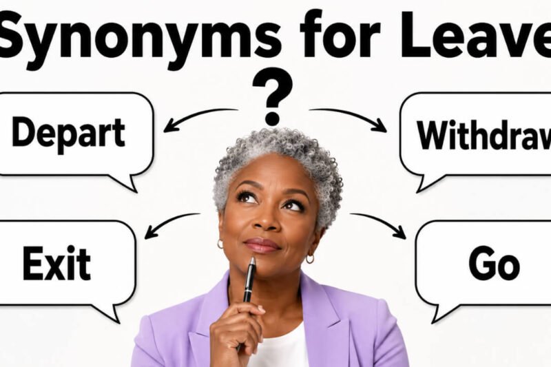 30+ Synonyms for Leave: Usage, Context & Examples