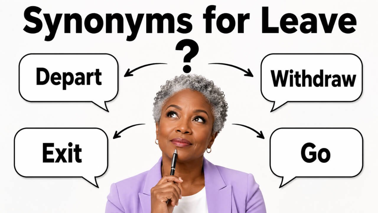 synonyms for leave