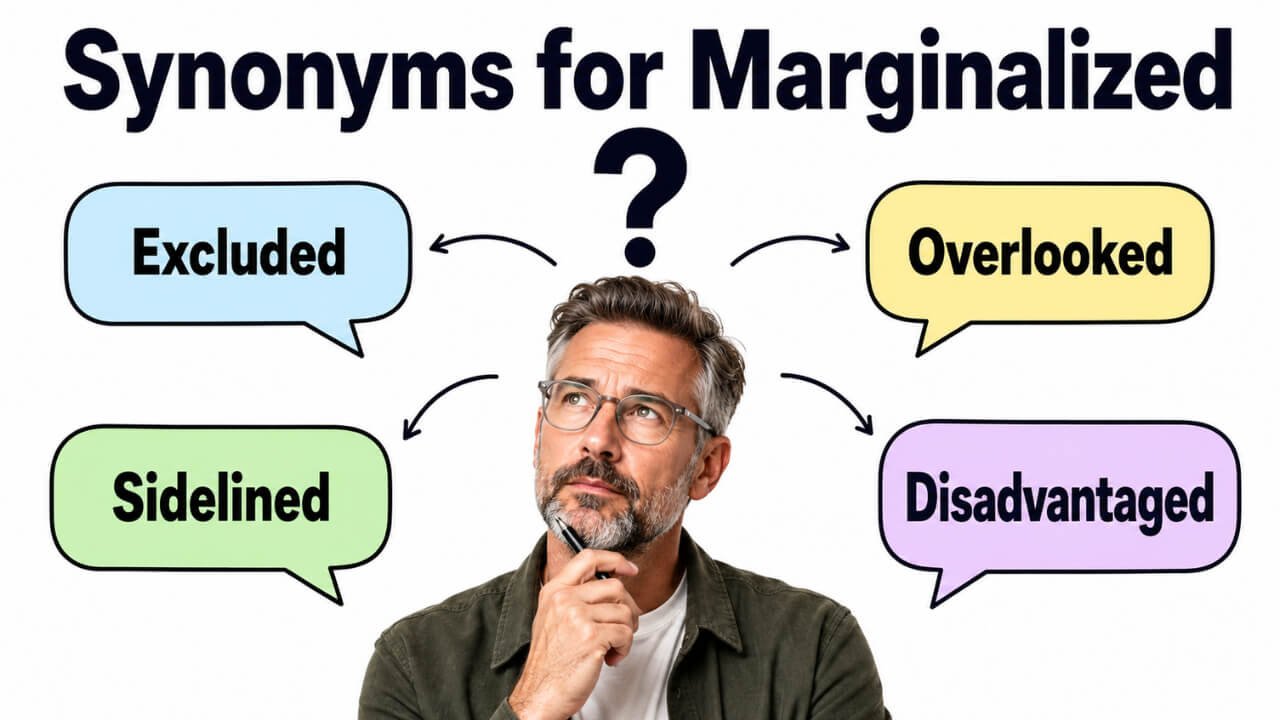 synonyms for marginalized