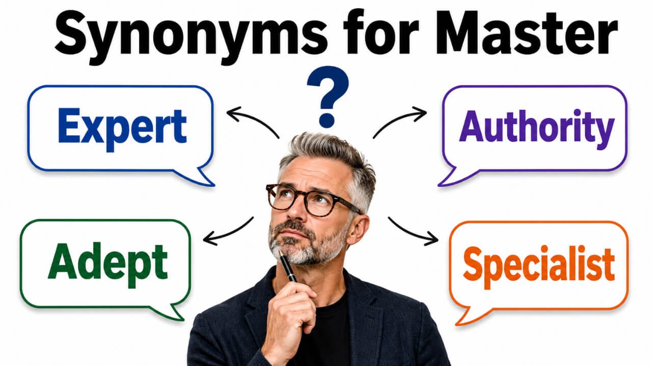 synonyms for master