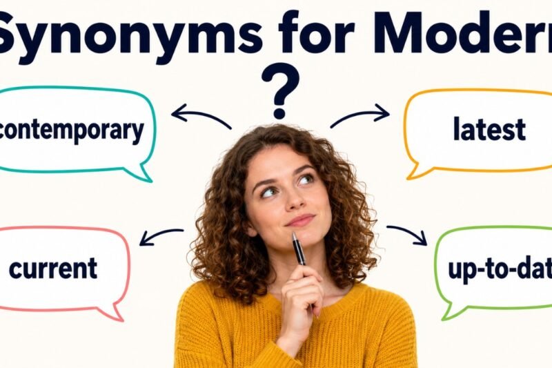 36+ Synonyms for Modern: Meaning, Examples & Best Uses