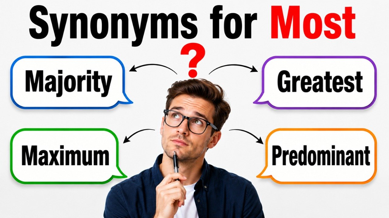 synonyms for most