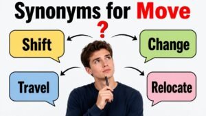 synonyms for move