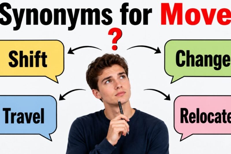36+ Synonyms for Move: Usage, Context & Examples