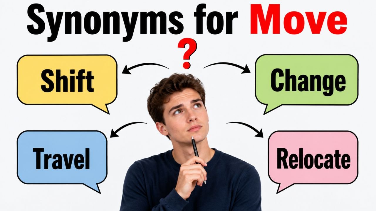 synonyms for move