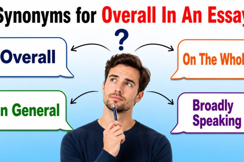 38+ Synonyms for Overall In An Essay: Meanings, Uses & Word Choices