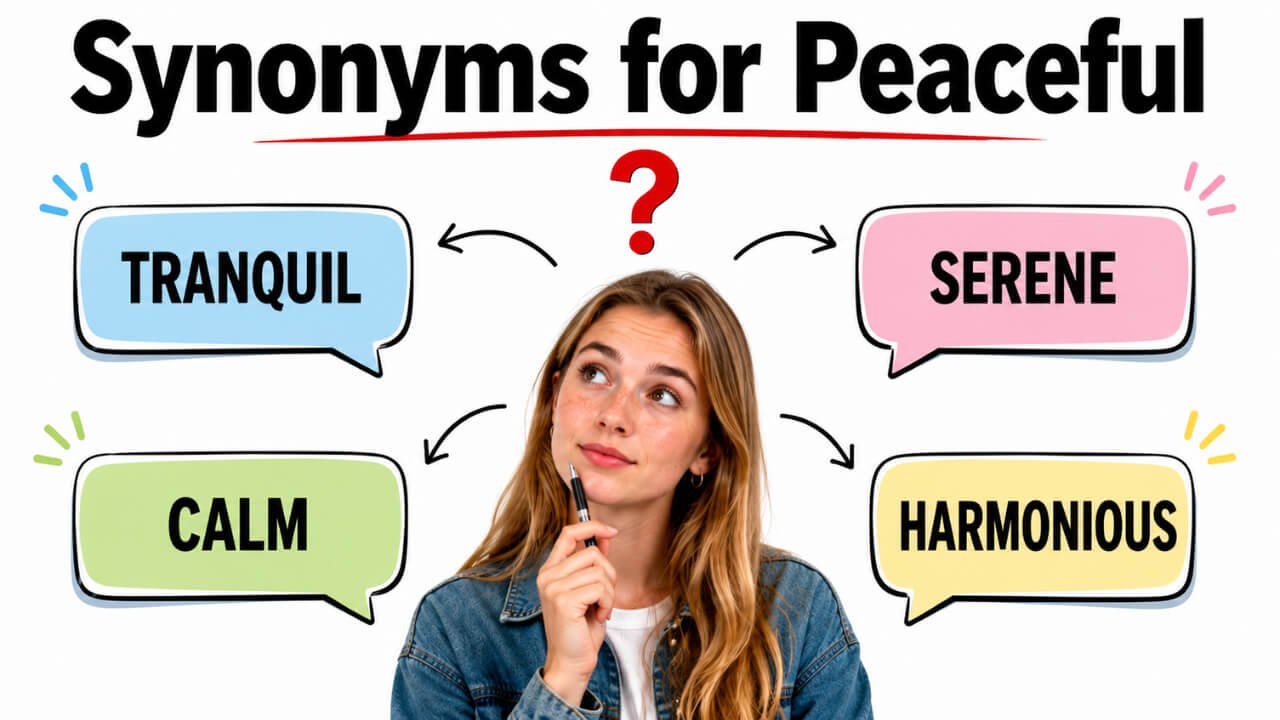 synonyms for peaceful