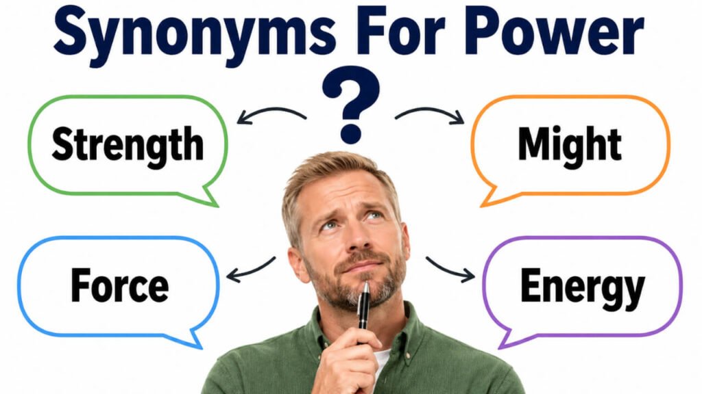 synonyms for power