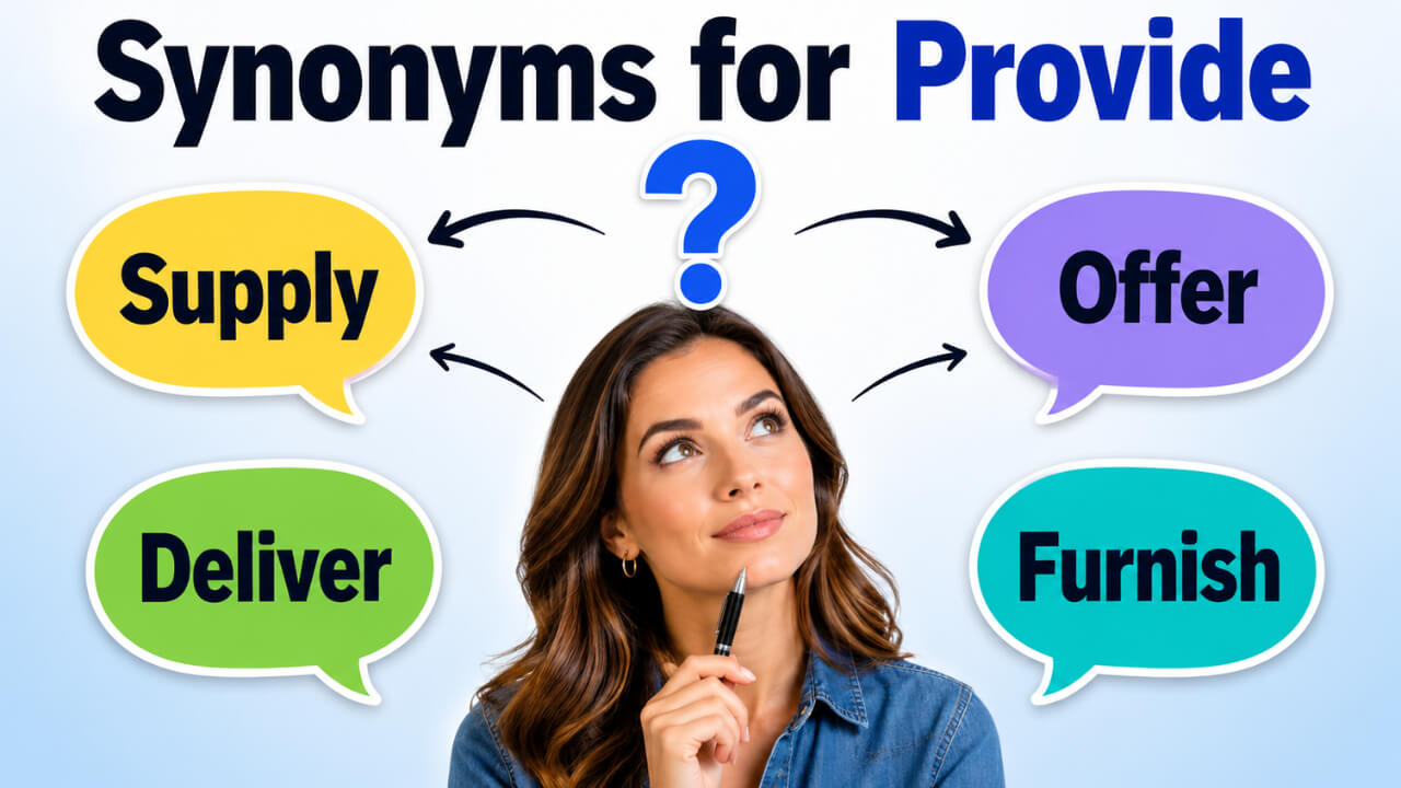 Synonyms for Provide