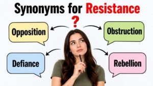 synonyms for resistance