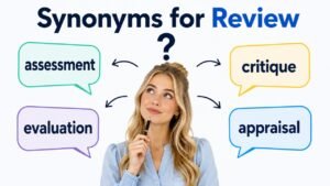synonyms for review