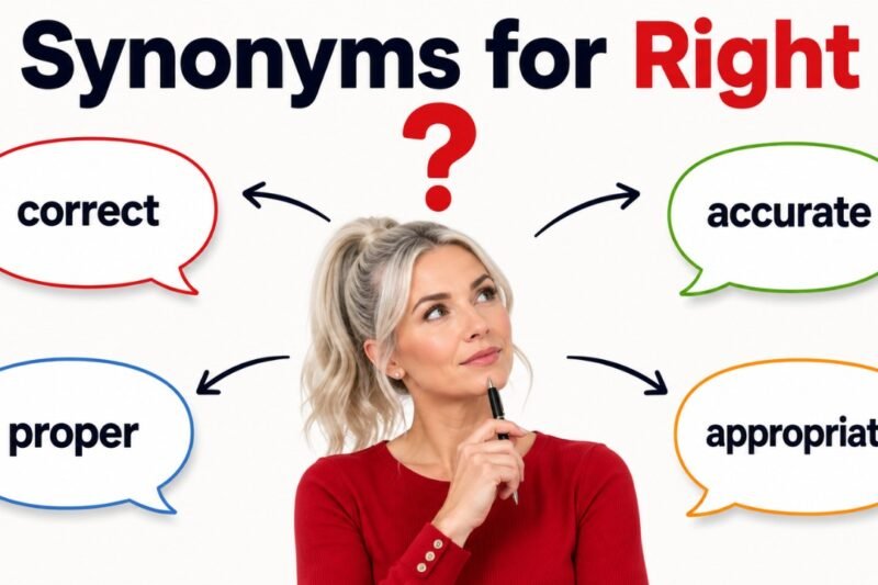 40+ Synonyms for Right: Meanings, Uses & Word Choices