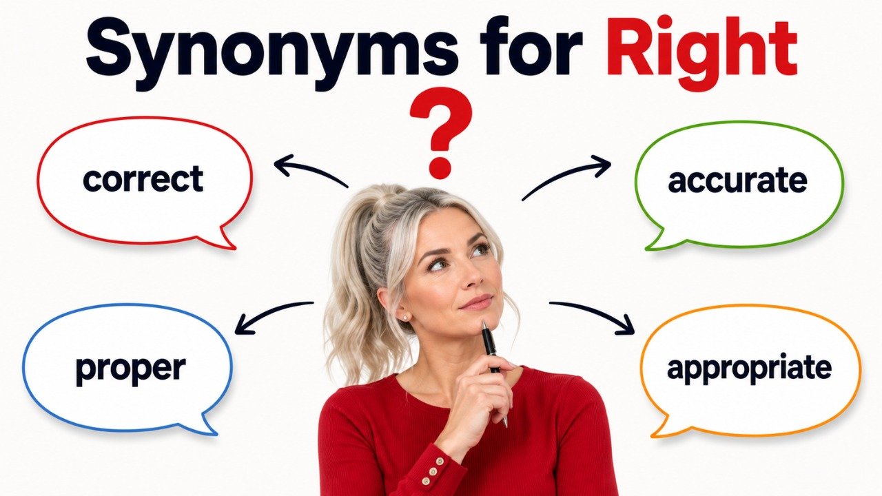 synonyms for right