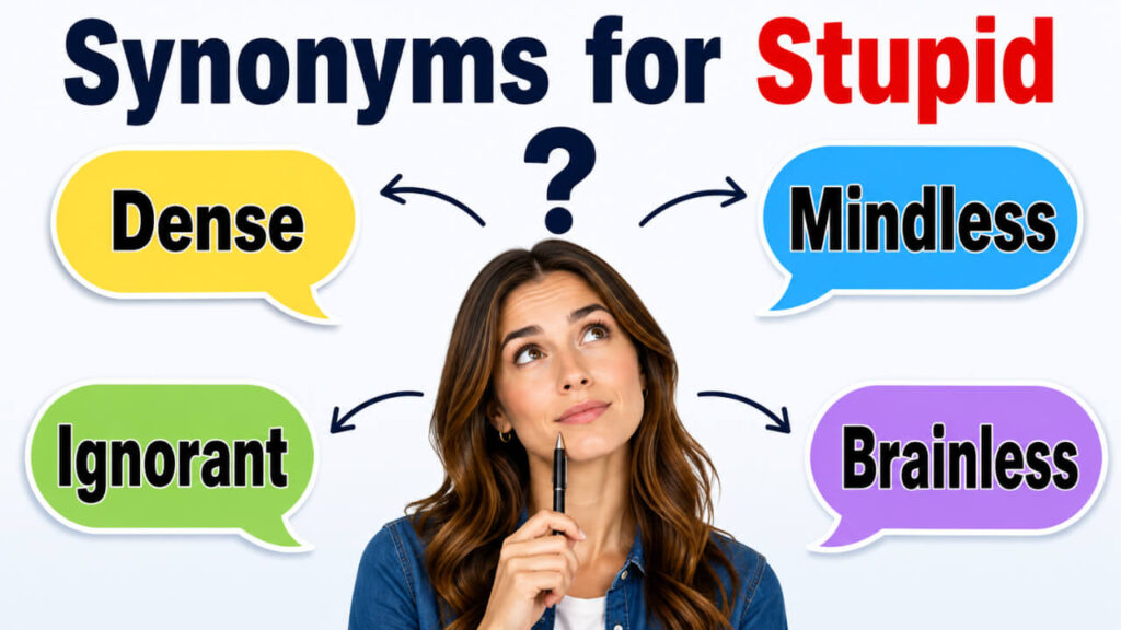 Synonyms for Stupid