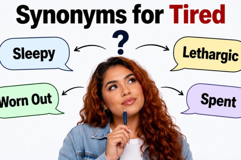 48+ Synonyms for Tired: Strong Word Choices & Examples