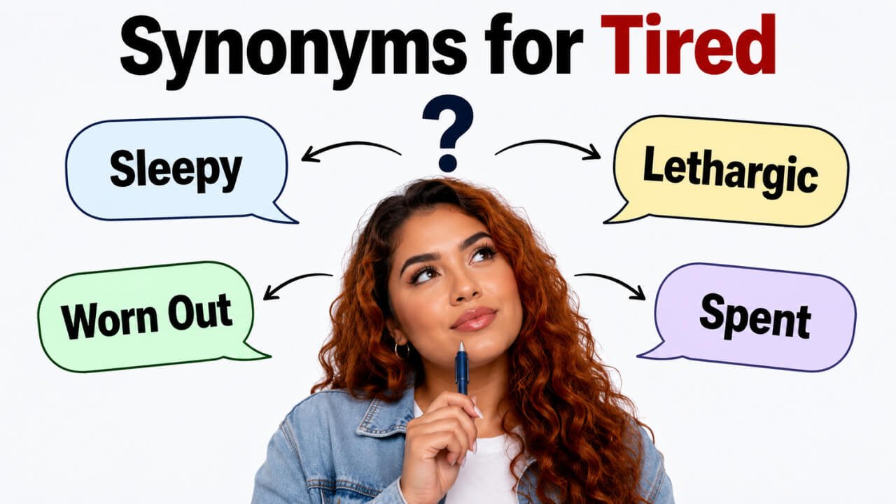 synonyms for tired