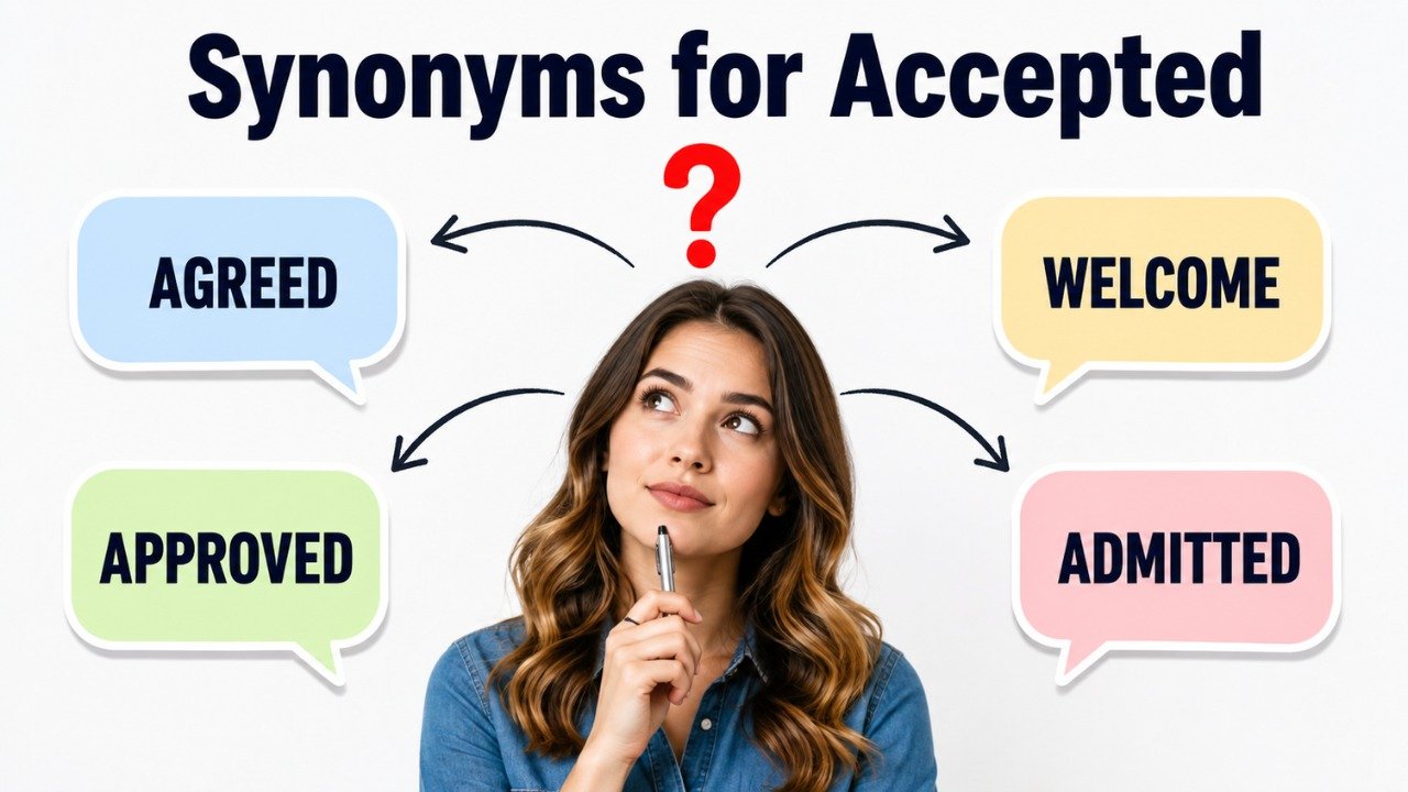 synonyms for accepted